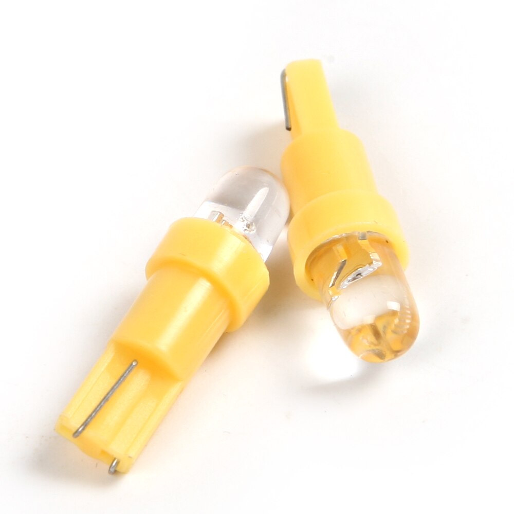 5 Pair DC 12V Car Auto T5 W1.2W 286 LED Wedge Dashboard Light Bulb Lamp Indicator