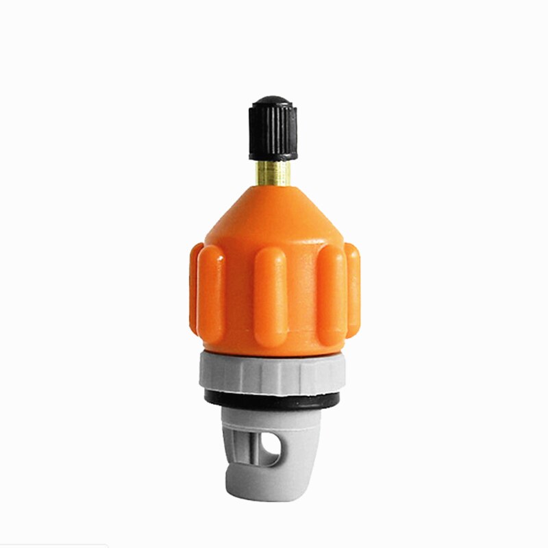 Roeiboot Air Valve Adapter Sup Board Kajak Pomp Adapters Opblaasbare Air Valve Attachment Kajak Accessoires: 1PC Orange