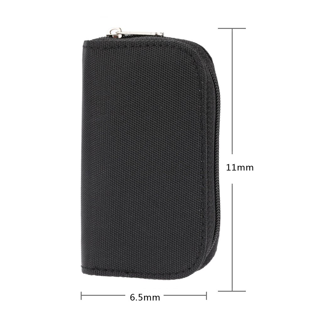 Universal Memory Card Storage Carrying Pouch Bag Case Holder Box Wallet for SD/SDHC/CF/TF/MMC Card Portable