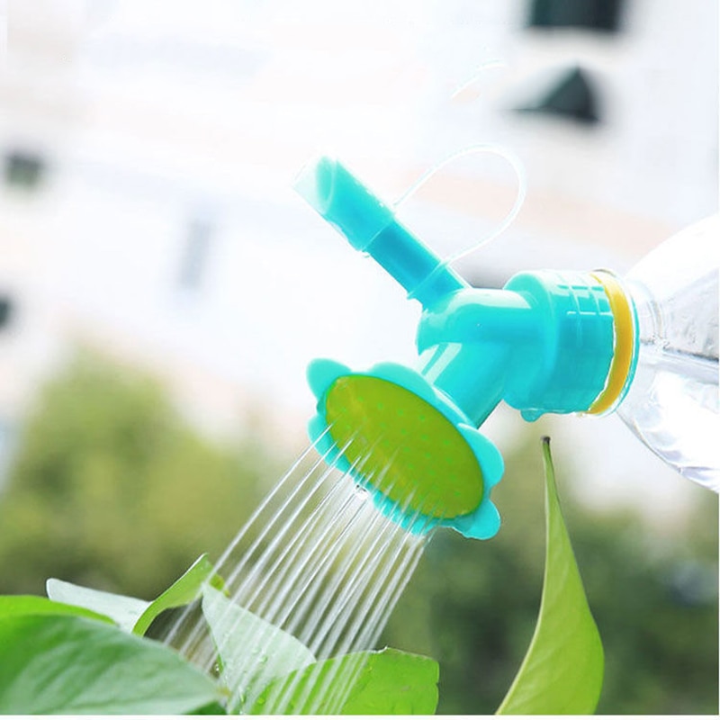 1Pc jardin plante pulvérisation arrosage outil bricolage universel en plastique boisson bouchon de bouteille gicleur buse pomme de douche Portable pulvérisateurs couverture