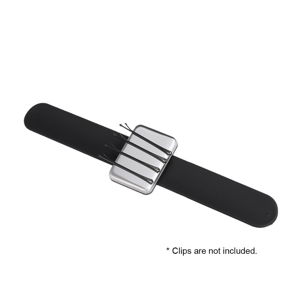 1pc magnetiske bobbie pin hårspænder håndledsrem bobby pins armbåndsholder hårstylingsværktøj tilbehør til salonbrug