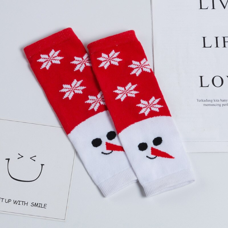 unisex bomulls leggings baby bein varmere baby varmere utskrift jul leggings sokker til låve jenter takrenne: Wb137