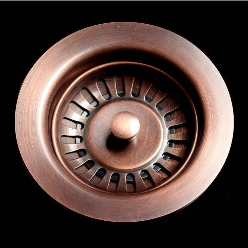 Artistic Copper Kitchen Sink Drainer