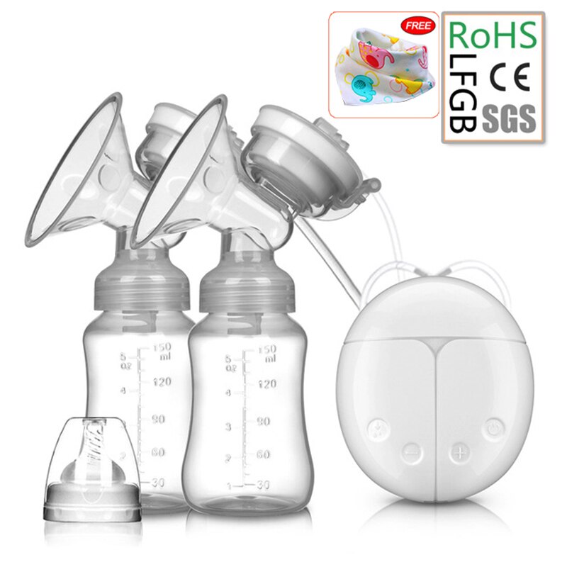 Electric breast pump unilateral and bilateral breast pump manual silicone breast pump baby breastfeeding accessories: as the picture2