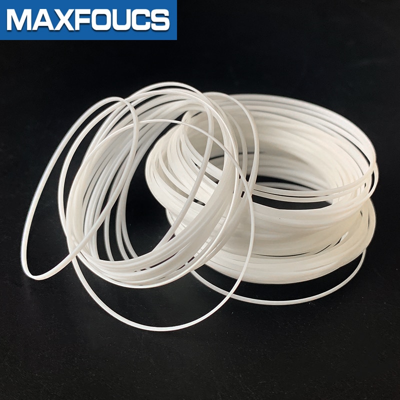 Kunststoff weiß dichtung für kristall glas Interne durchmesser 26-35,5mm Dicke 0,35mm hihg 0,8mm Uhr teile uhr Zubehör, 1 stücke