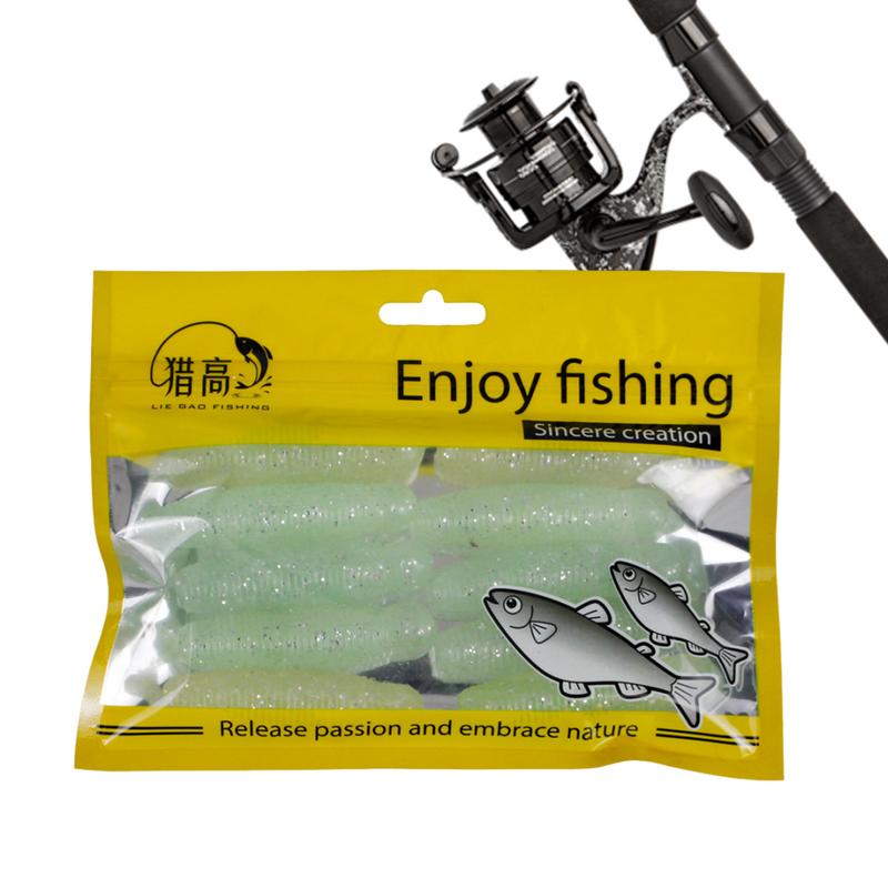 Maden Visaas 10 Stuks Zachte Maden Aas Precieze Zinkende Snelheid Effectief Visaas Voor Bas