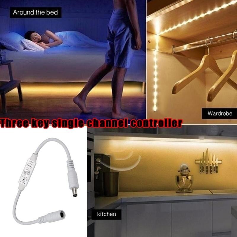 1pc Single Color LED Controller With Led Remote Dimmer Strip V Single LED DC12-24 Color P3N8