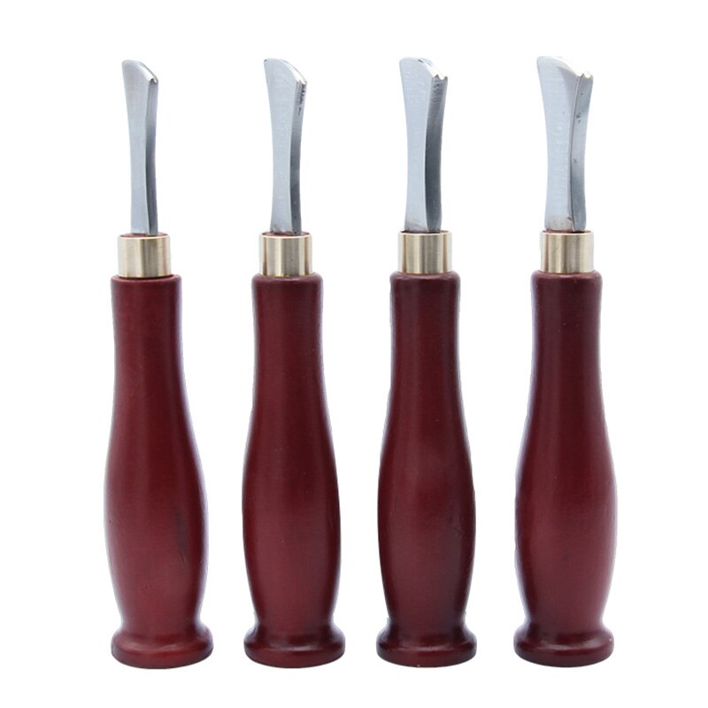 Poinçon de ligne à pression froide et chaude, outils de maroquinerie, secteur des bords d'arc de cuir bords à rainures peu profondes, filetage d'encastrement