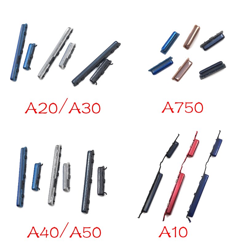 Seite Power-Taste + Lautstärke Taste Für Samsung A10 A105F A20 A205F A30 A305F A40 A405 A50 A750 Ersatz Teile