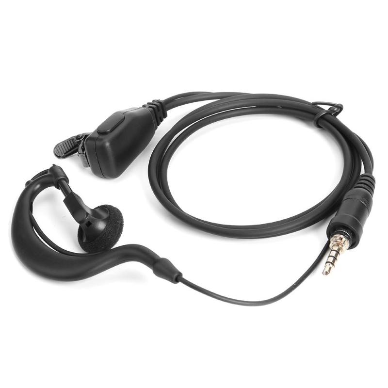 1 Pin G Shape Earpiece Headset with PPT Mic for Yaesu Vertex Radio VX-6R 7R VX-6E, VX-6R, VX-7E, VX-7R vx-120, vx-127, vx-170
