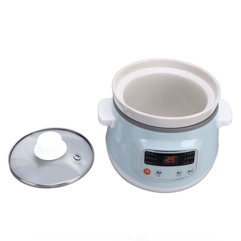 Electric Stew Soup Pot Multi Function Circulating Distillation Method Flexible Preset Function Steam Cooker Pot 220V