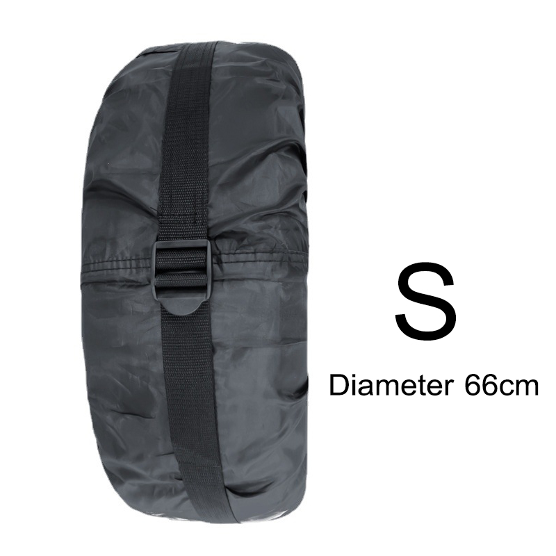 Bil reservedeler dekk deksel oppbevaringspose auto hjul dekk beskytter støvtett vanntett bag polyester deksler s/l dekk tilbehør: Svart s