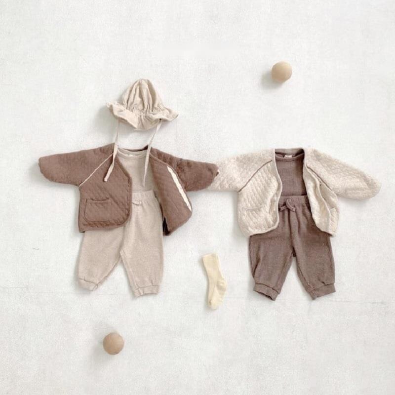 Herfst Kinderkleding Koreaanse Ruit Knoppen Pocket Jas Leuke Jongens Meisjes Baby Kleding Jas Kinderen Katoenen Jas