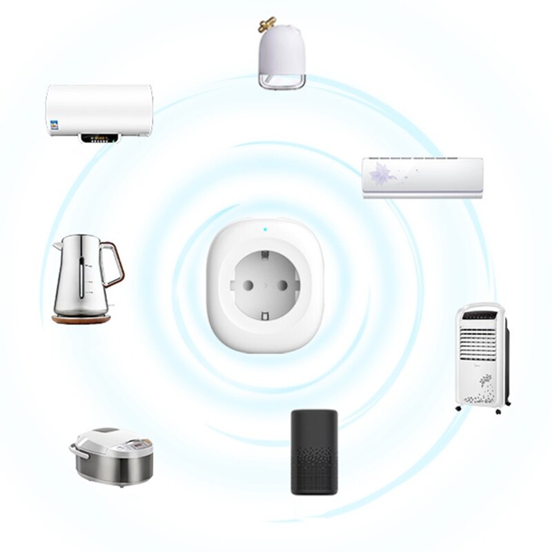 Remote Control Home Smart WiFi Power Socket Adaptor Wireless Timer Light Switch M0XC