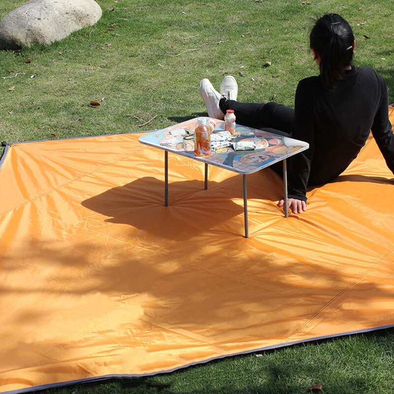 320 x 250cm waterdichte tarp tent schaduw buiten kamperen hangmat uv tuin luifel luifel zonnescherm ultralicht