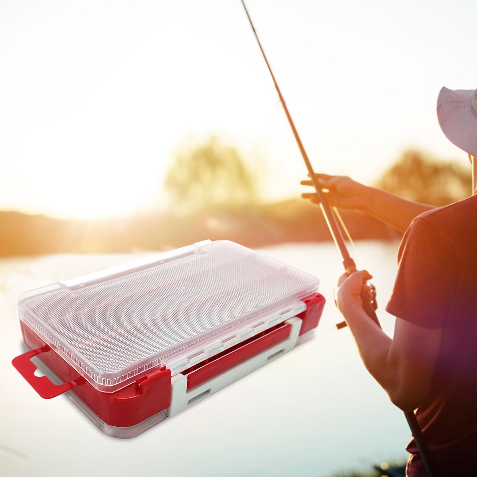 Double Sided Tackle Storage Containers Bait Box Durable Material Accessory