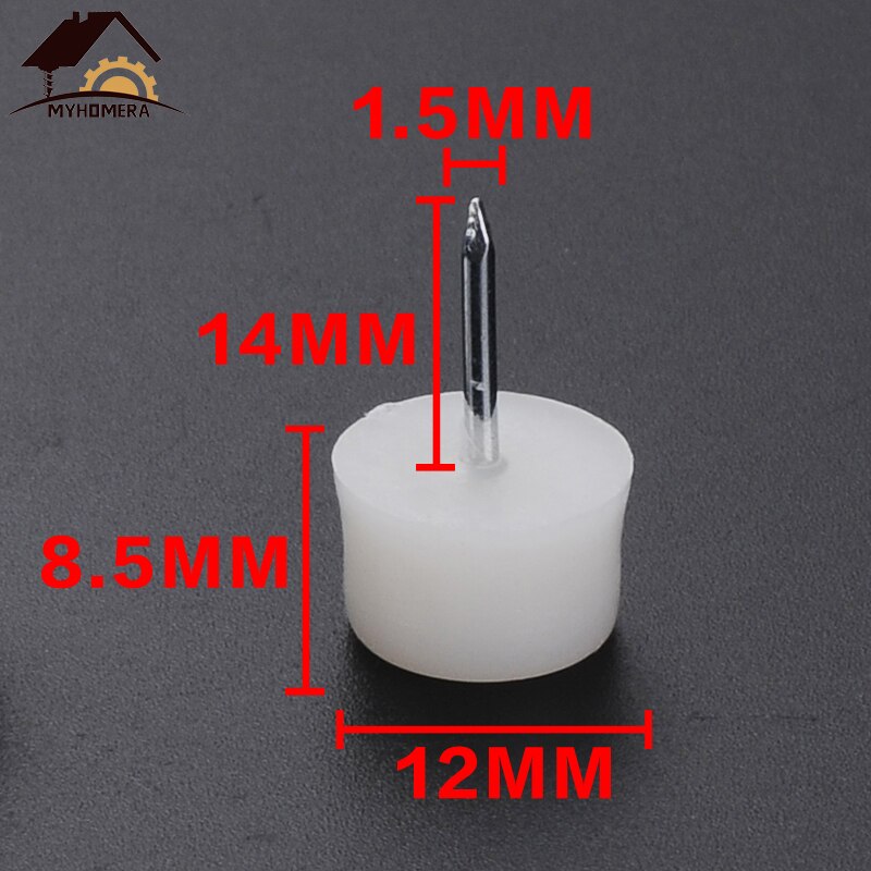Myhomera 12pcs Heavy Duty DOUBLE PAD Nylon Furniture Chair Leg Pads Table Cabinet Feet Bottom Floor Protector Heighten Anti Slip: K
