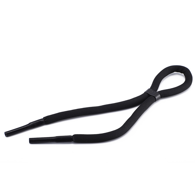 Schwimm Kette Sport Gläser Schnur Brillen Kabel Halfter Nacken Gurt Lesebrille: Schwarz