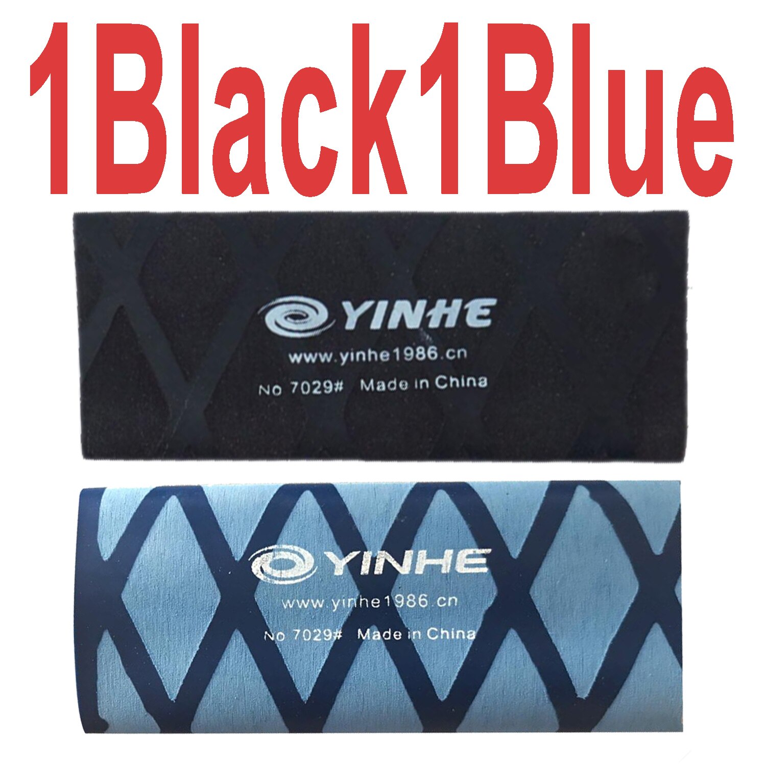 2pcs YINHE galaxy overgrip for table tennis racket handle tape heat-shrinkable ping pong set bat grips sweatband Accessories: YH 1Black1Blue