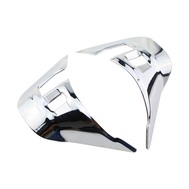 Decoración cromada para volante de coche, pegatina de cubierta embellecedora para Peugeot 208 GTI , accesorios