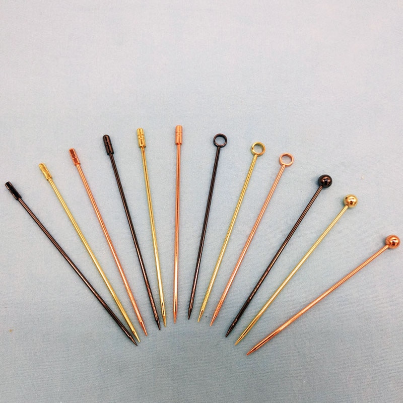 20pc stalowe wykałaczki robić martini, szpikulce robić grilla, 11cm metalowe, miedziano-złote mieszadła robić koktajli, tłuczki robić koktajli, narzędzia robić grillowania na barze imprezowym