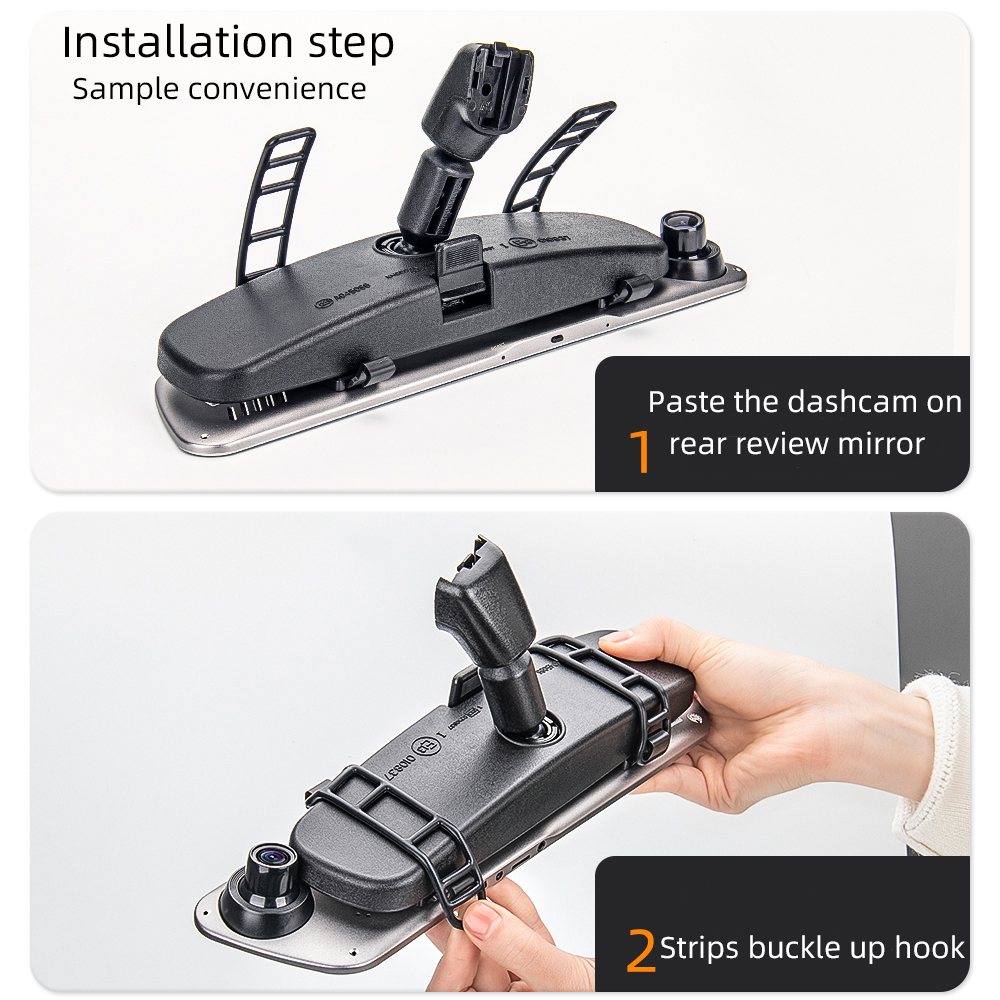 Mixsas siliconen elastische band voor auto-dashcam, 4 stuks, bevestigingsbandjes voor autospiegel, dvr, gps-camera, rubberen accessoires
