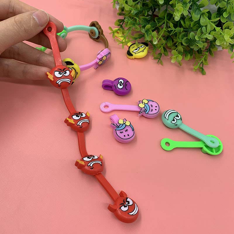 50pcs Scrapers Toys Action Magnet Whole Collection For Children Interesting DIY Toy Cable Storage Goods Random