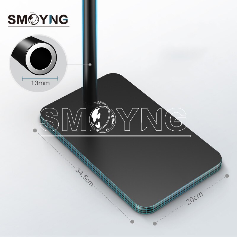 Smoyng 160Cm Schaalbare Flexibele Arm Floor Tablet Telefoon Standhouder Ondersteuning Voor 5-13 Inch Iphone Ipad Pro12.9 lounger Bed Mount