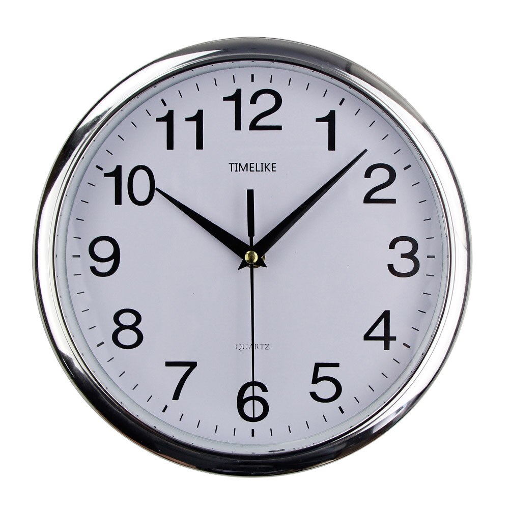 Vægur klassisk vintage rundt vægur moderne plast ur quartz horloge retro wathces relogio de parede: Flis