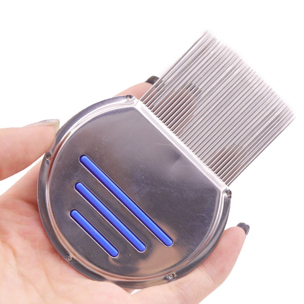 1pc novo terminator piolhos pente novo gato cão metal cabeça de piolhos pente fino dente pulga fugir lidar com suprimentos animais de estimação ferramenta de aliciamento