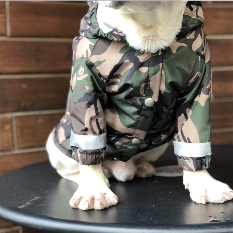 Hond Regenjas Kleding Voor Grote Honden Camouflage Waterdichte Kleding Regent Hond Regen Jas Outdoor Kostuums Franse Bulldog