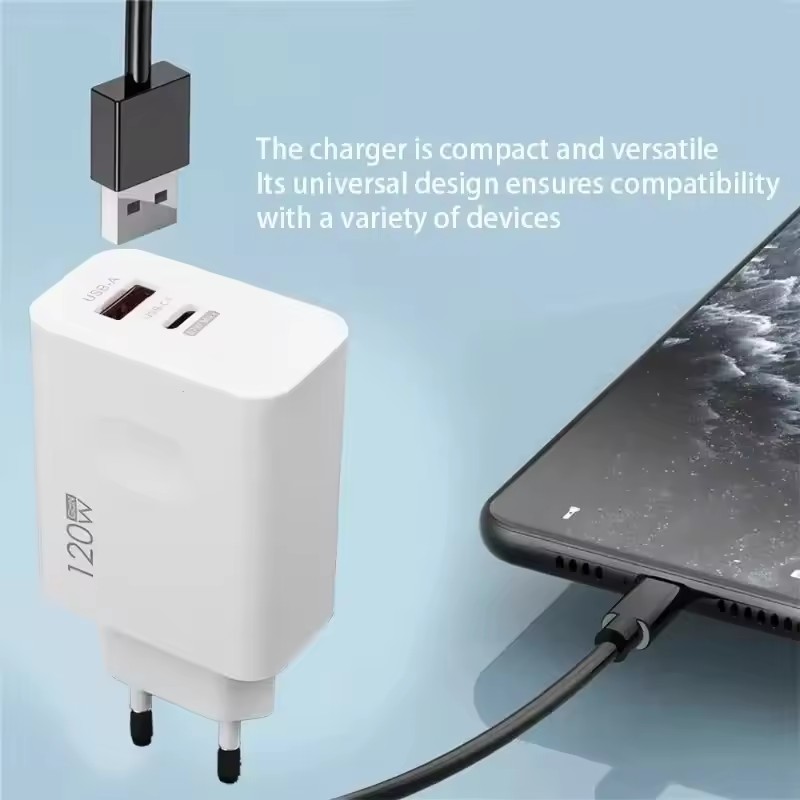 Xiaomi 120W Original Charger Turbo Fast charge EU US UK Wall Hyper Adapter Usb 6A Type C Cable For Xiaomi 13 12 11 Ultra Redmi