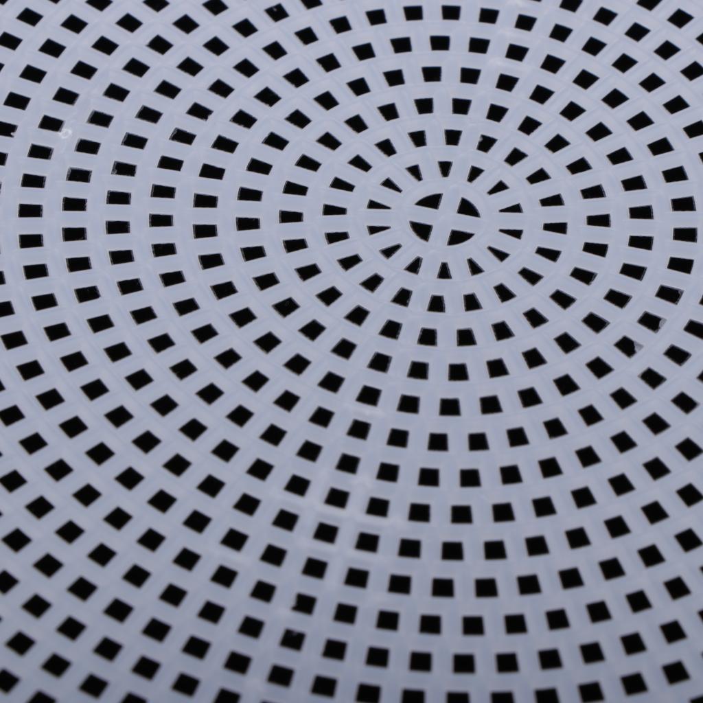 2Pcs Round Plastic Canvas Shapes Circles Sheets for Embroidery Crafting