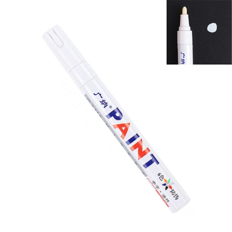 1 stücke Weiß Reifen Stift Fahrzeug Professionelle Auto Kratzer Reparatur Farbe Reifen Stift Ausbessern Reparatur Stift Auto Auto Motorrad Reifen