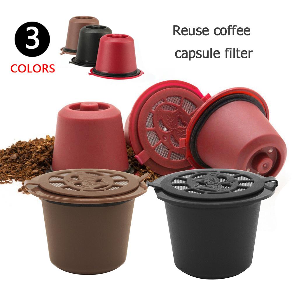 4 Stks/set Herbruikbare Koffie Capsule Filter Shell Past Voor Nespresso Machine Bodem Kaliber Is Ongeveer 20 Mm En Gewicht ongeveer 3G
