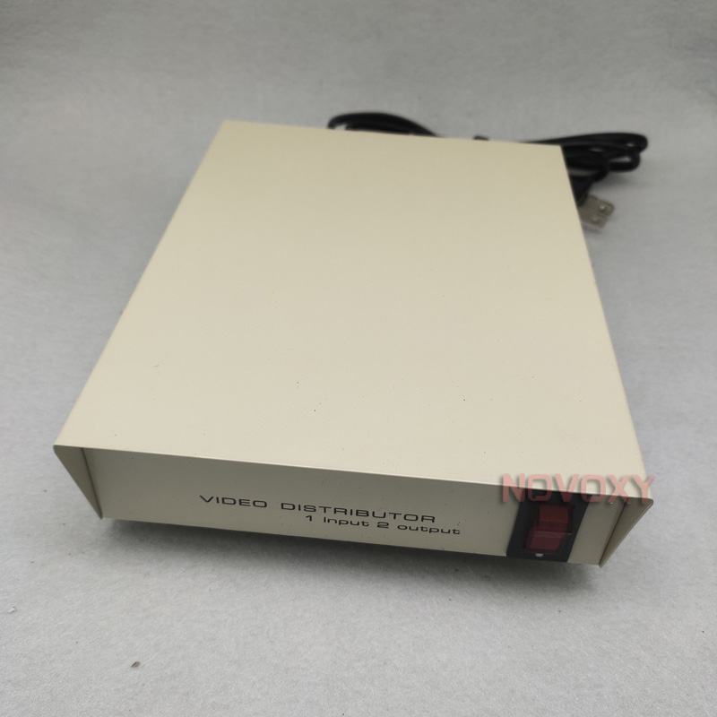 1 In 2 Out Composite BNC Connector Video Distributor Amplifier 1-2CH Splitter For CCTV Security Camera DVR System