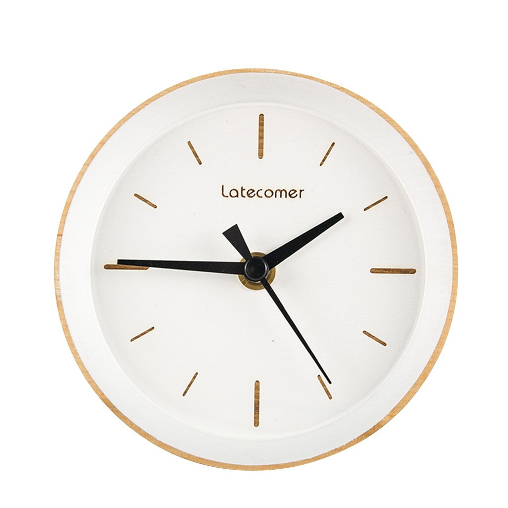 Latecomer Japanese-style Wooden Desktop Electronic Clock Digital Clock