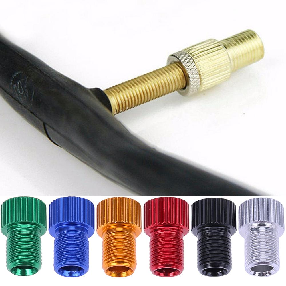 4/5 stk sykkel ventil adapter pumpe dekk ventil adapter konverter presta til schrader kobber sykkel luftventil adapter sykkel tilbehør