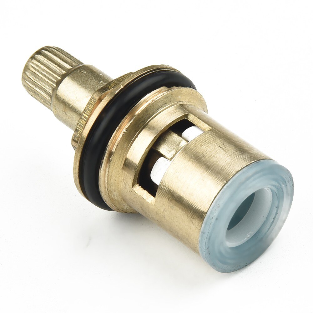 1pc 1/2" Single Faucet Cartridge Tap Replacement Parts Kitchen Bathroom Accessories Brass Shower Mixing Valve