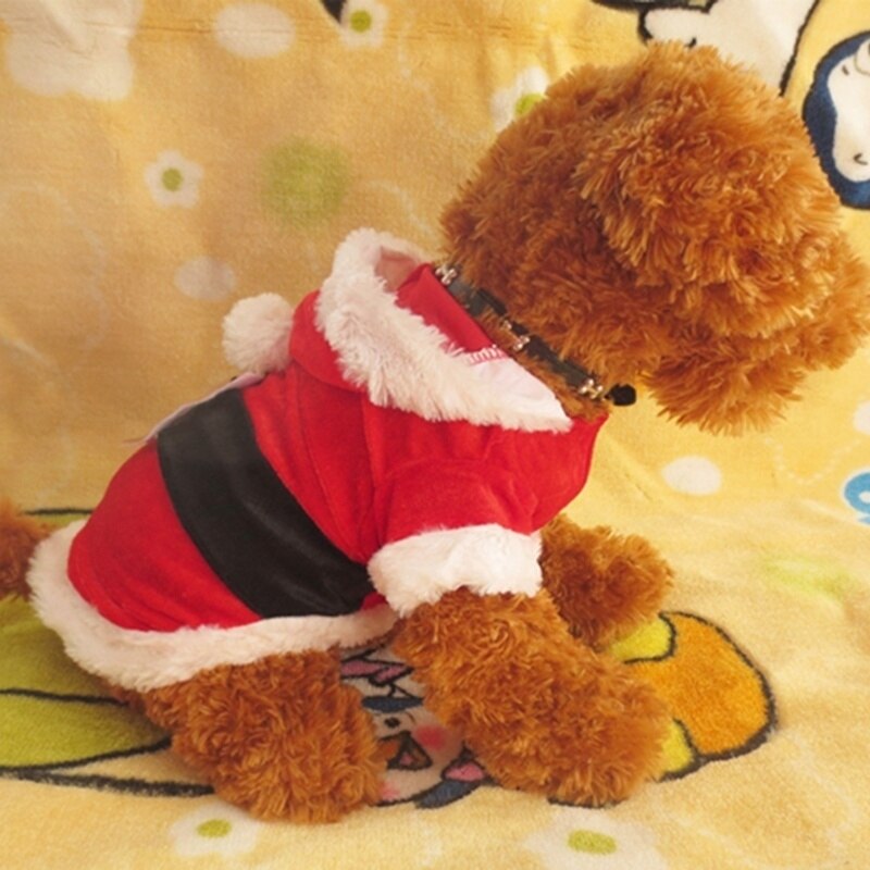 Jul xmas hvalpetøj kæledyr kostume hund frakke tøj forsyninger