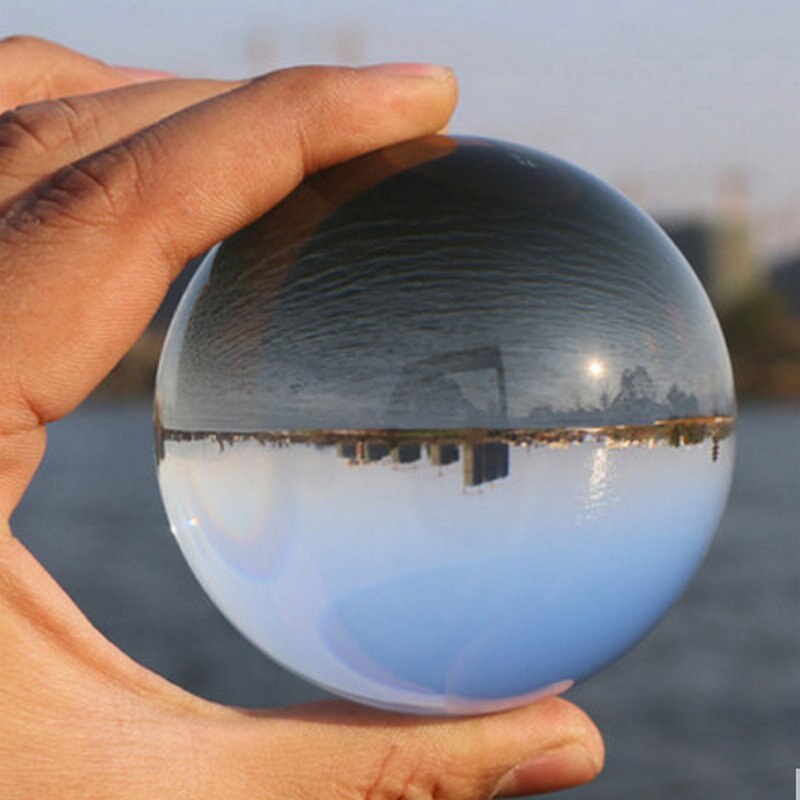 Pure clear 6cm crystal glass bal magische bal Fotografie extra decoratie home decor