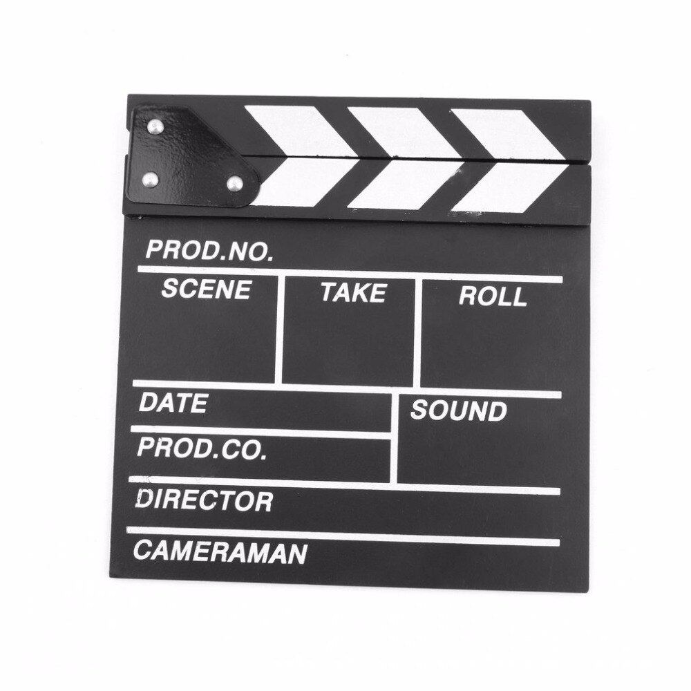 Director Video Scene Clapperboard TV Movie Clapper Board Film Slate Cut Prop