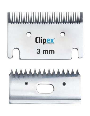 Clipex - Cuchilla Para Esquiladora De Caballos, Anchura De La Hoja 85mm, Espesor 4mm, Hoja Para Cortadora Eléctrica Para Caball