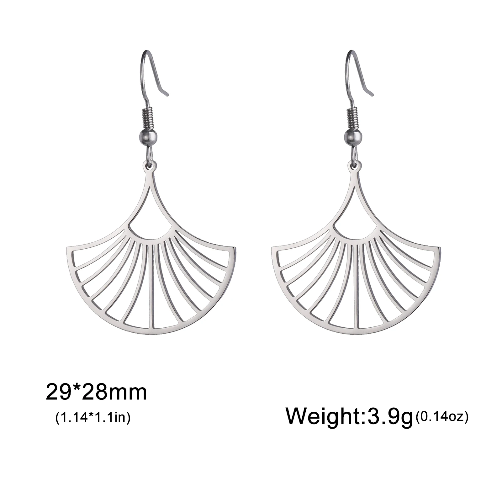 Cazador Orecchini pendenti in filigrana bohéaspetto Orecchini pendenti etnici con fiori in acciaio inossidabile per gioielli da donna Regalo di san Valentino tutto'ingrosso: Blu di zinco