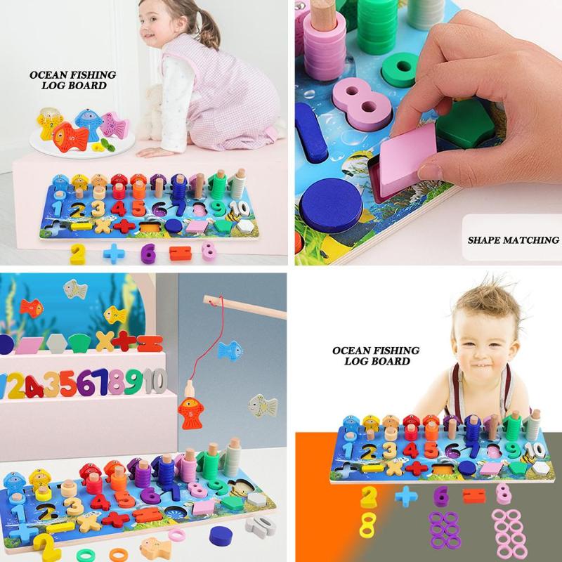 Pincush Magnetic Color & Number Maze – Wooden Montessori Toy For Kids 3-7 Years
