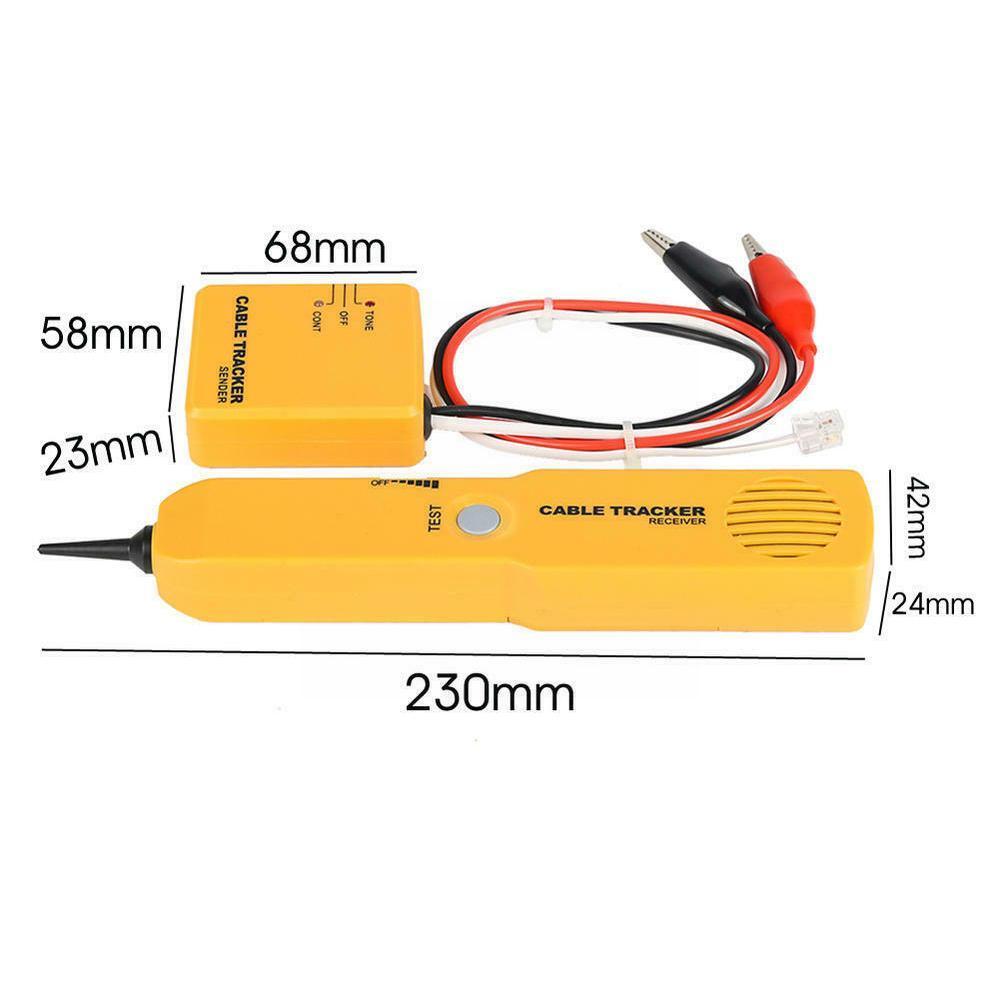 Cable Finder Tone Generator Probe Tracker Wire Network Tracer Tools Set Instrument Electrical Kit Tester J0J4