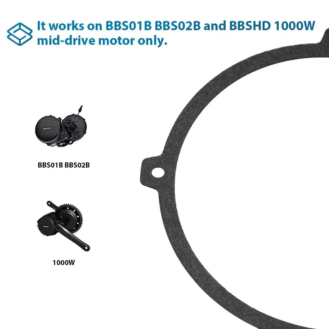 Controlador BAFANG y junta de Motor, anillo de sellado de bicicleta eléctrica para BBS01B S02B BBSHD 1000W 8FUN, piezas de reparación de junta de sellado de Motor de accionamiento medio
