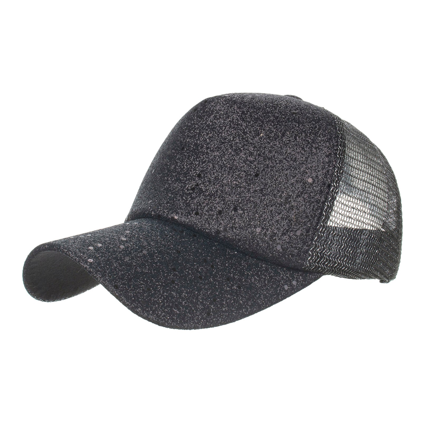 Casquette de Baseball ajustable pour femmes et hommes, chapeau de soleil, , couleur unie, casquette de Baseball, voyage: Black