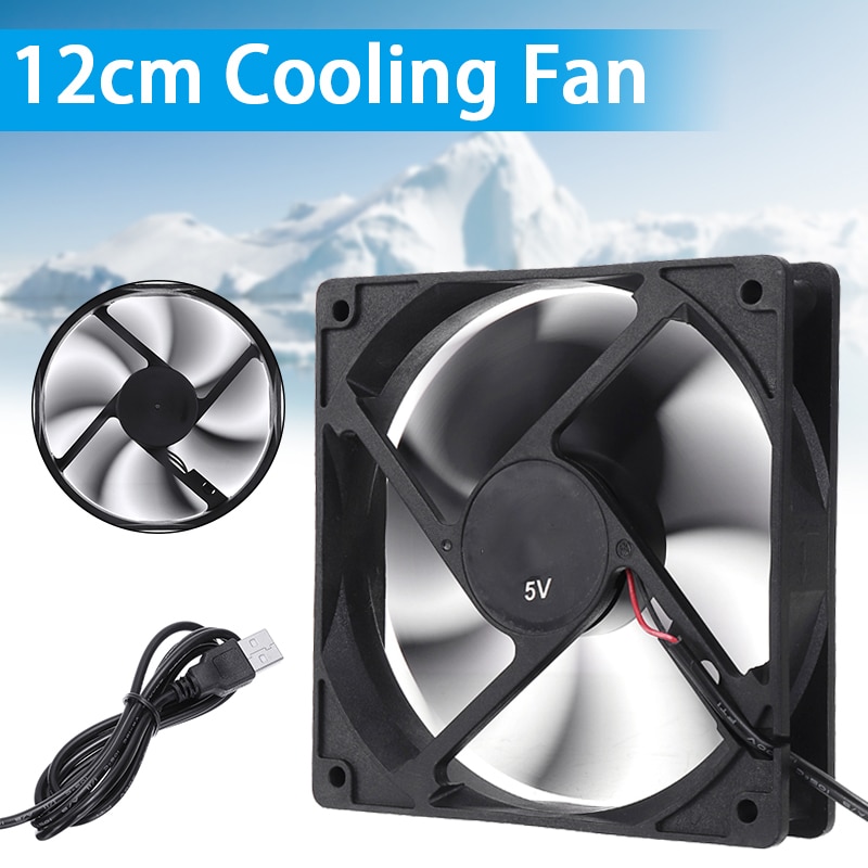 Computer Cpu Stille Cooling Case Fan 120X120 Mm 5V Usb Fan Koeler Voor Desktop Pc Cpu Cooling cooler Fan