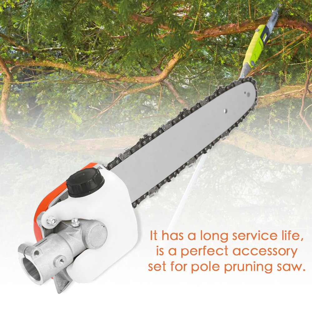 Vierkante Kettingzaag Gear Versnellingsbak + Gids Plaat + Chain Set Voor Stihl Ht Km 73-130 Serie Pole Zag trimmer Connector Pole Snoeizaag